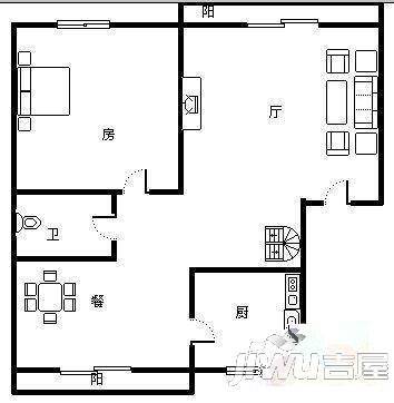 南门新村2室2厅2卫户型图