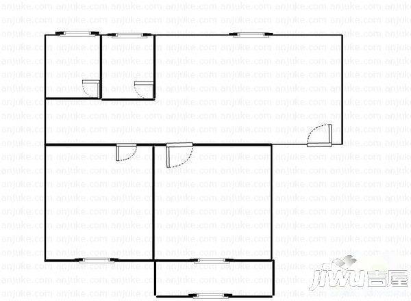 富佳苑3室2厅1卫户型图