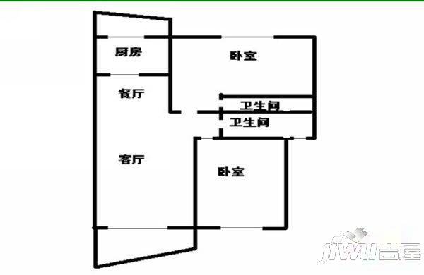 亿力音乐花园一期3室0厅0卫户型图