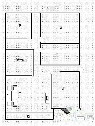 芙蓉苑3室2厅2卫户型图