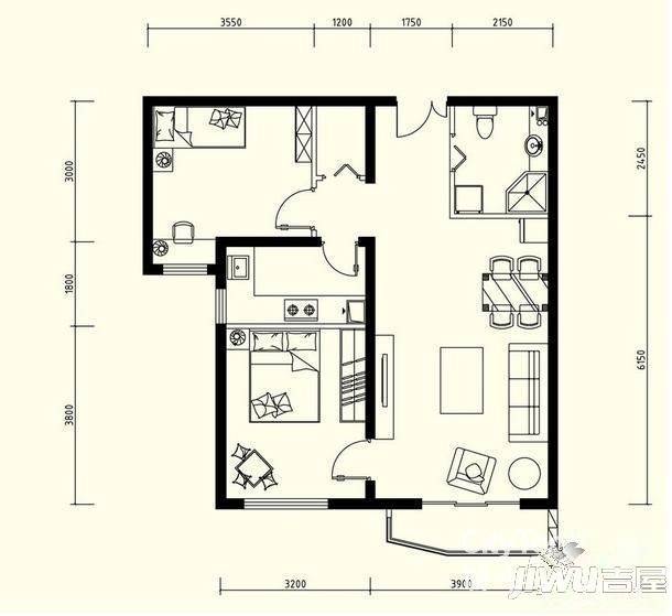 御景豪庭7室3厅4卫461㎡户型图