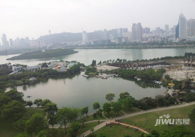 南湖明珠实景图图片