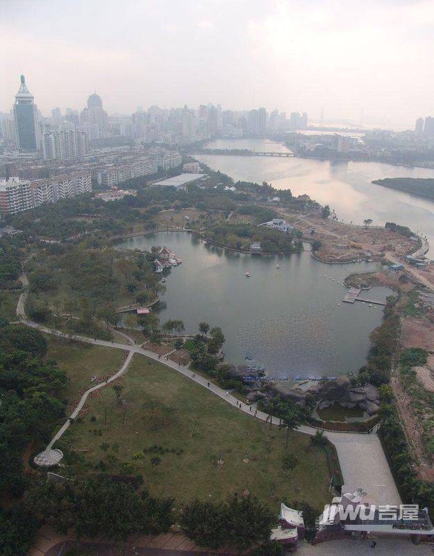 南湖明珠实景图图片