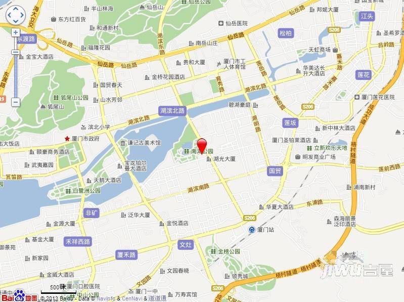 南湖明珠实景图图片