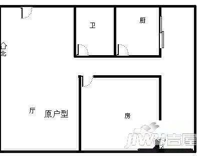 潇湘大厦3室2厅2卫户型图