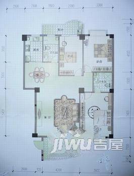 国泰大厦3室2厅1卫户型图