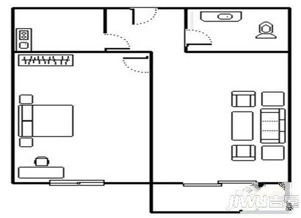 兴隆阁3室2厅1卫户型图