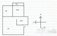 金磊花园2室2厅1卫83㎡户型图