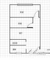 海湾明珠2室2厅1卫户型图