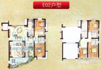 福隆东方丽景5室2厅3卫185㎡户型图