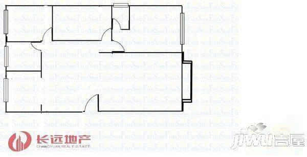 文兴东一里3室2厅1卫户型图