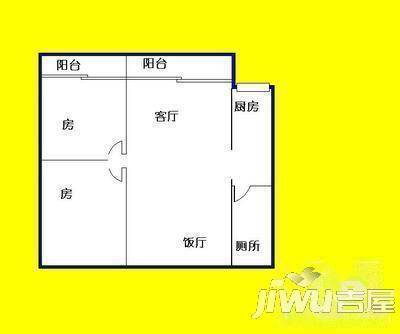 达嘉馨园3室2厅2卫户型图