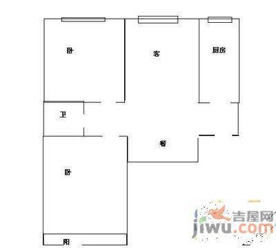 宜家花园2室0厅0卫户型图