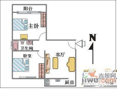 东部风景2室0厅0卫户型图