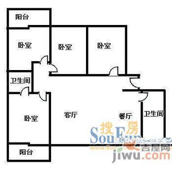 秀兰锦观城2室0厅0卫户型图