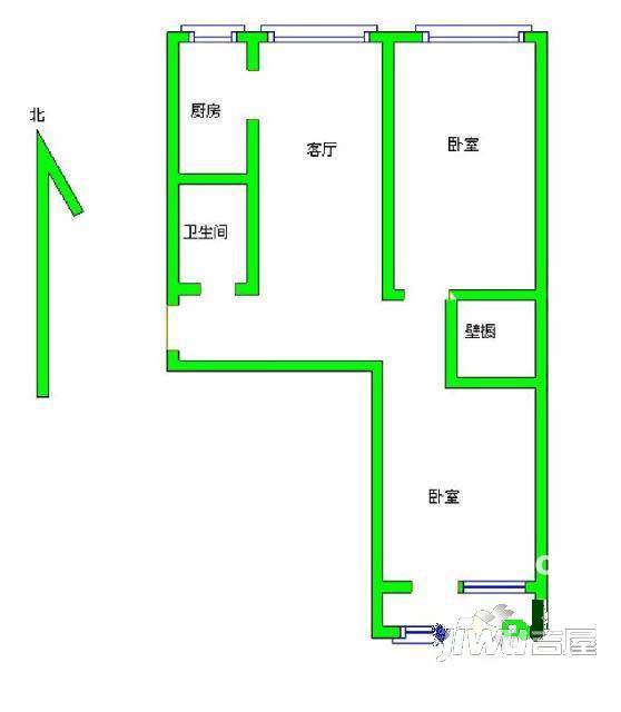 蓝盾小区2室0厅0卫户型图