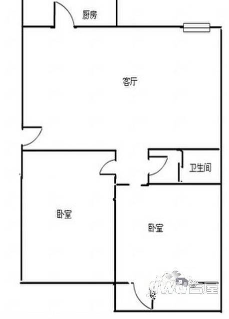 蓝盾小区2室0厅0卫户型图