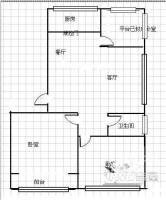 百合园小区2室2厅1卫户型图