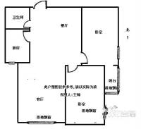 军悦小区2室2厅1卫户型图