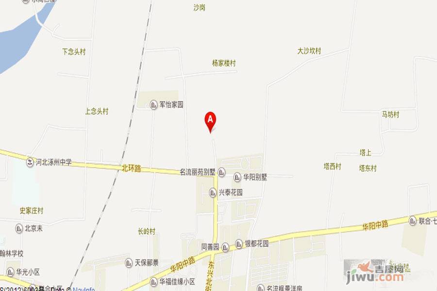 玫瑰园(涿州)位置交通图图片