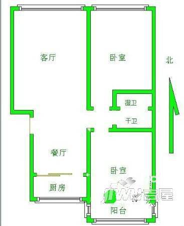 盛兴园2室0厅0卫户型图