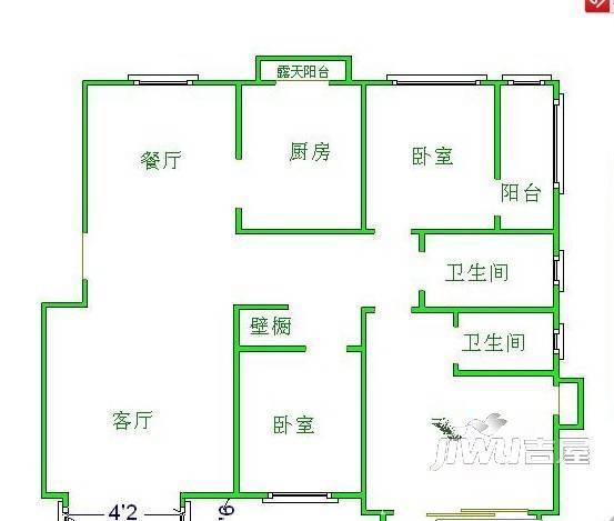 嘉惠园2室0厅0卫户型图