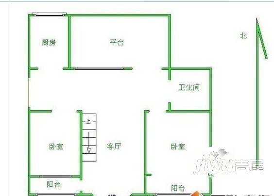 东部风景2室0厅0卫户型图