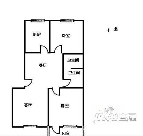 东部风景2室0厅0卫户型图