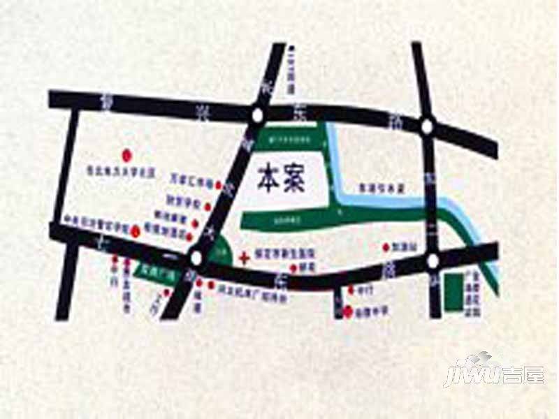 香江东湖印象位置交通图图片