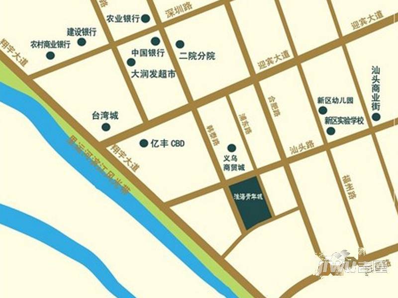 淮海青年城位置交通图图片