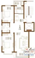 阳光苑2室2厅1卫101.1㎡户型图