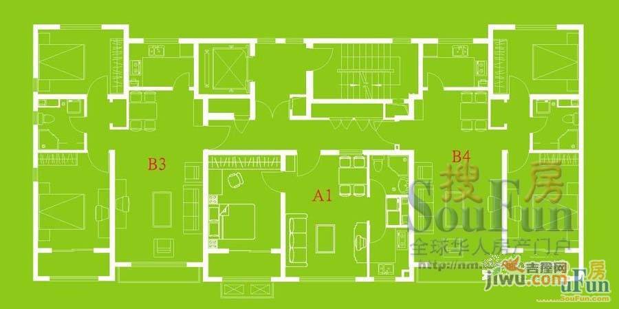 兴泰青橙部落3室0厅0卫户型图