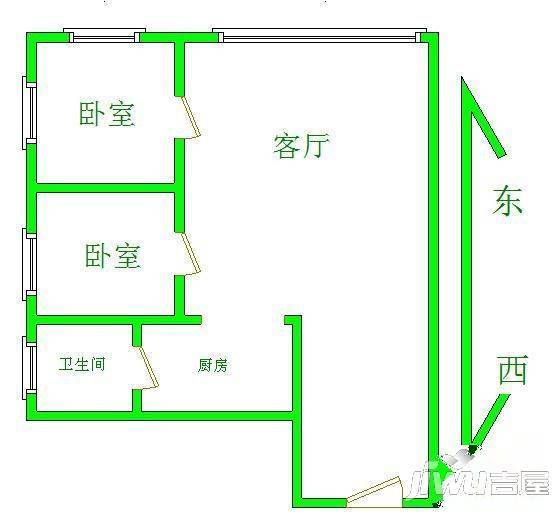 金岁小区4室2厅2卫户型图