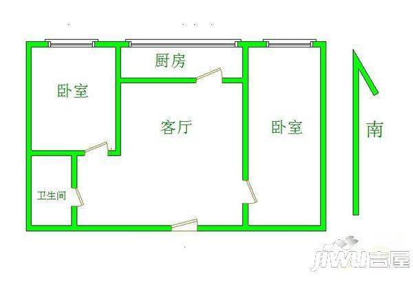 金岁小区4室2厅2卫户型图