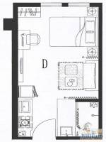 呼运小区1室0厅0卫户型图