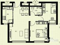 秋实第一城2室2厅3卫户型图