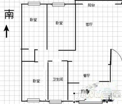 国华小区（玉泉区）4室2厅3卫162㎡户型图