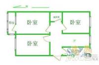 团结小区2室1厅1卫72㎡户型图