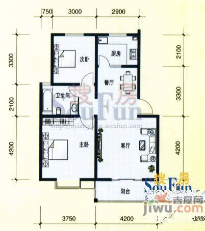 台北金城3室2厅2卫138.6㎡户型图