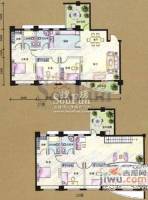 花城广场6室3厅4卫240㎡户型图