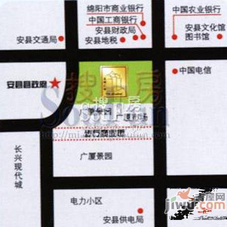 花城广场位置交通图图片
