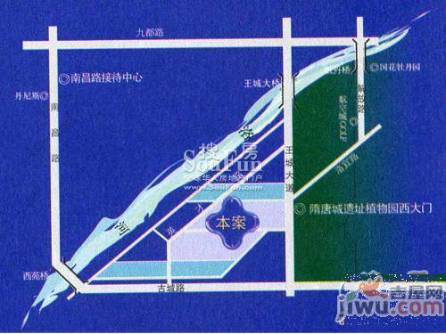 建业美茵湖位置交通图图片