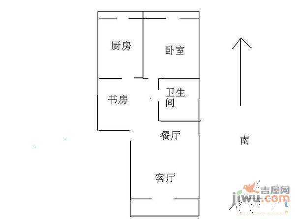 西苑明珠3室2厅2卫141.6㎡户型图