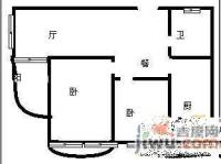 青岛公寓2室2厅1卫户型图