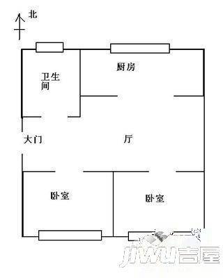 华亨小区3室2厅1卫112㎡户型图