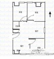 南峰园3室2厅1卫97㎡户型图