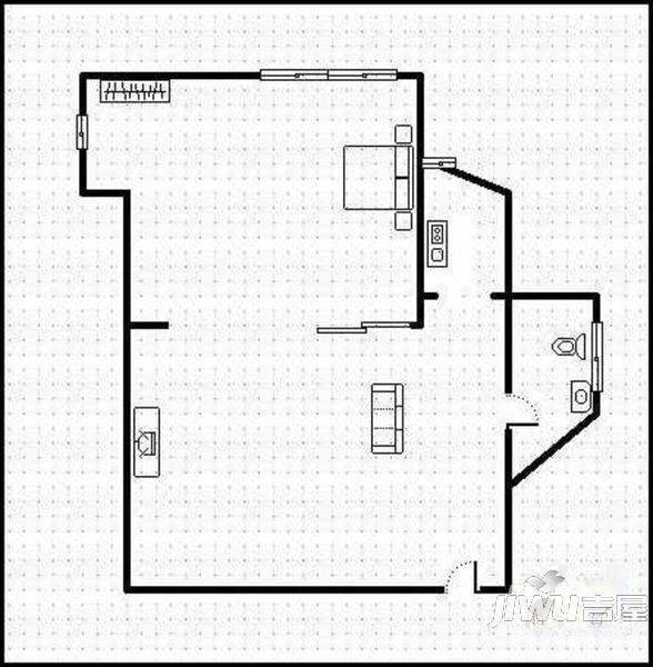 全城都市河畔3室2厅2卫120㎡户型图