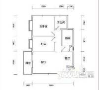 黄梅家园2室2厅1卫103㎡户型图