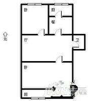 灶具厂家属院0室2厅1卫户型图