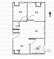 嘉碧花园3室2厅1卫142.3㎡户型图